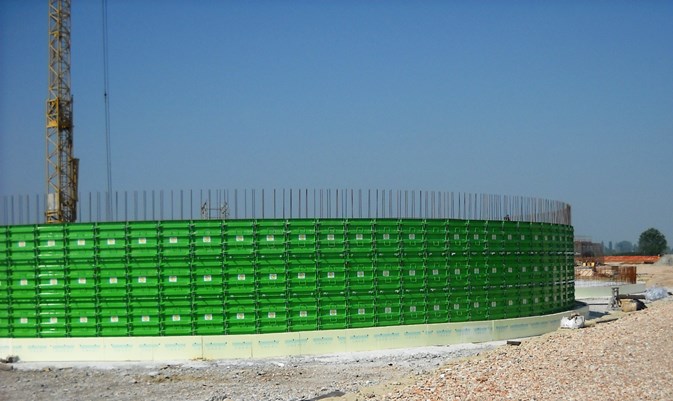 Biogas shoring system
